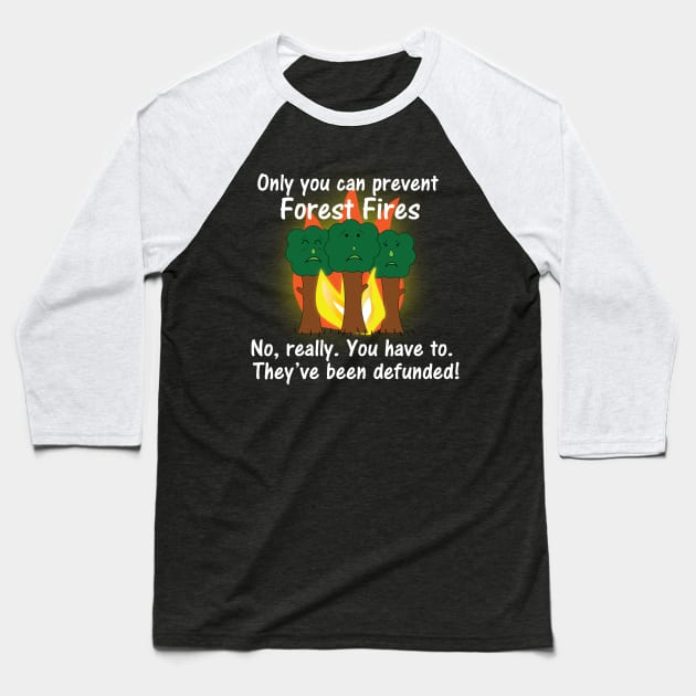 Only you can prevent forest fires Baseball T-Shirt by tshirts88